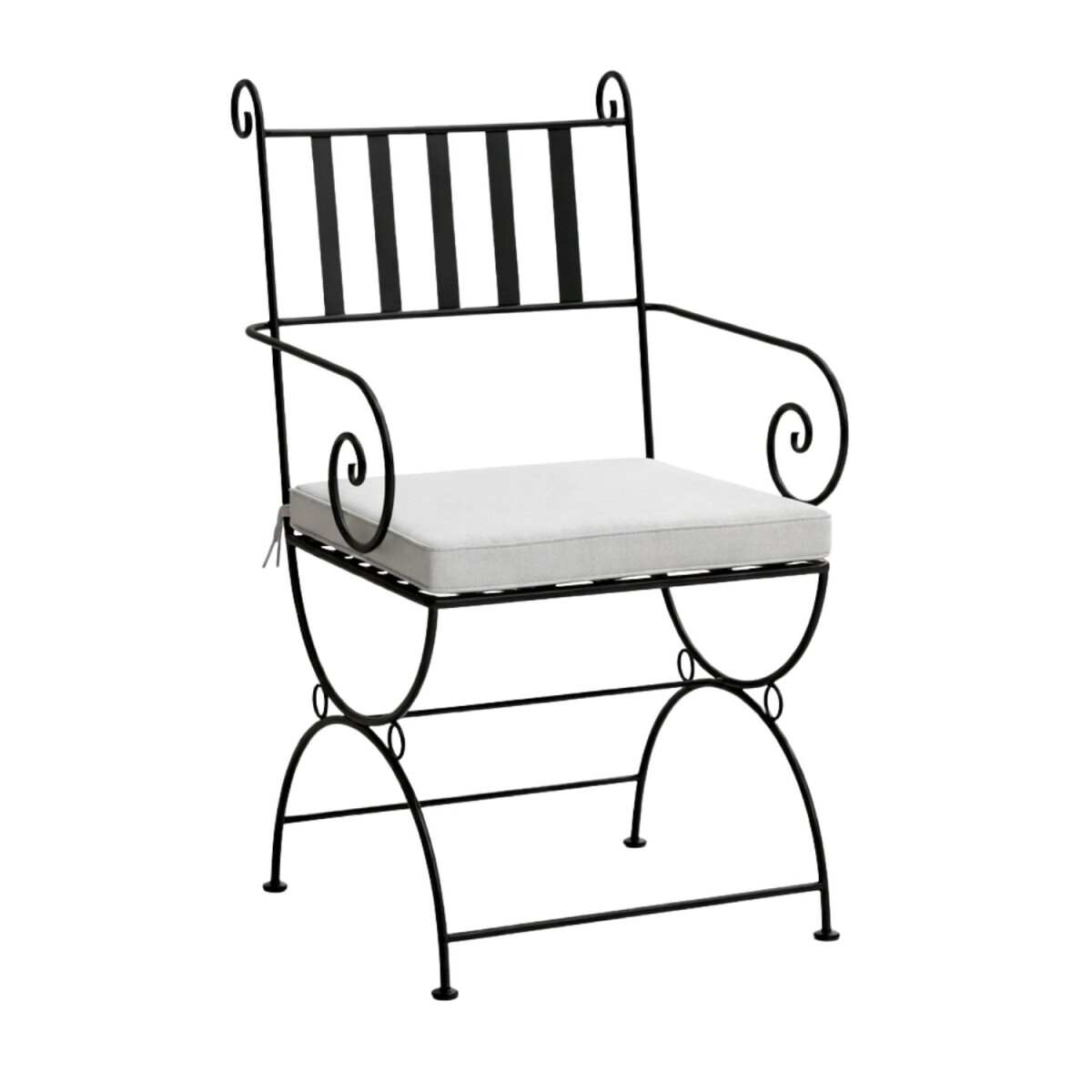 Chaise en fer forgé Alcoy | Chaise de jardin de style