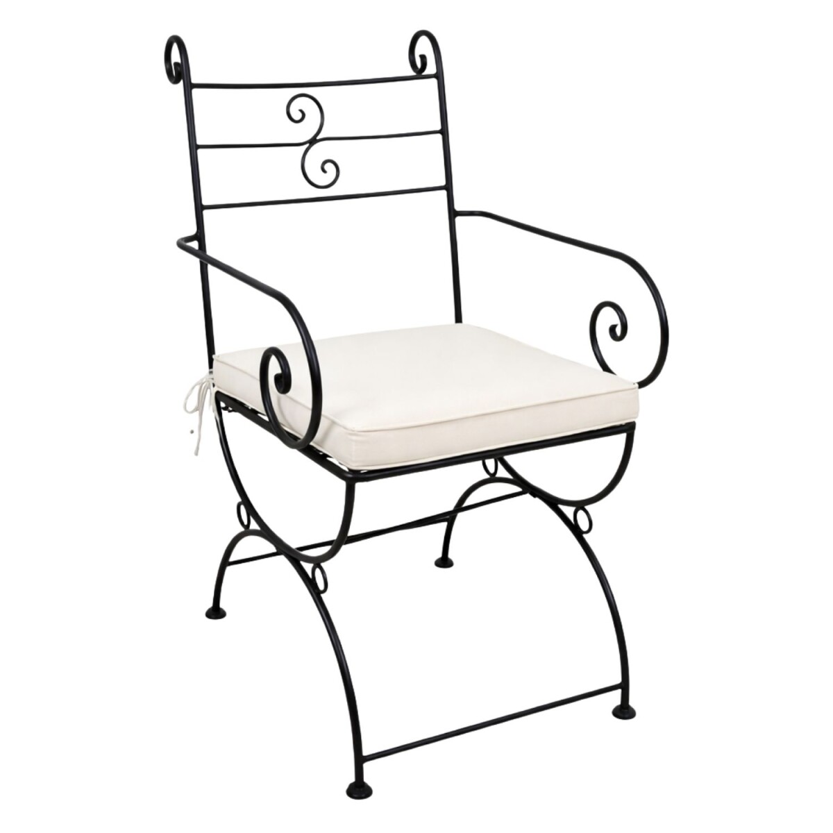 Chaise en fer forgé Almagro | Chaise de jardin de sty