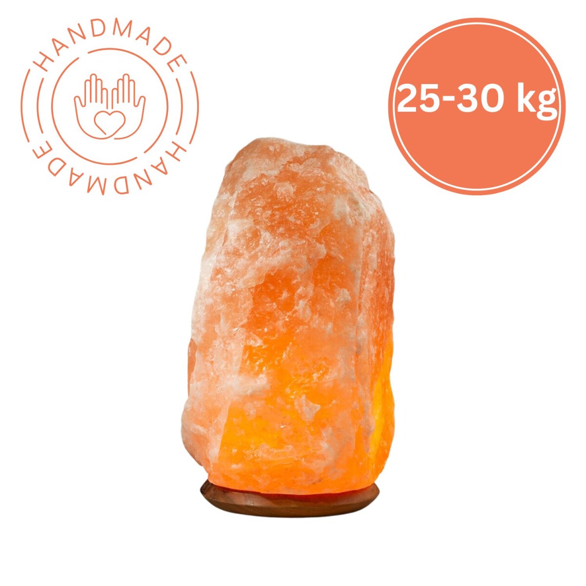 Cristal de sel lumineux ROCK 25-30 kg - Cristal de sel lumin