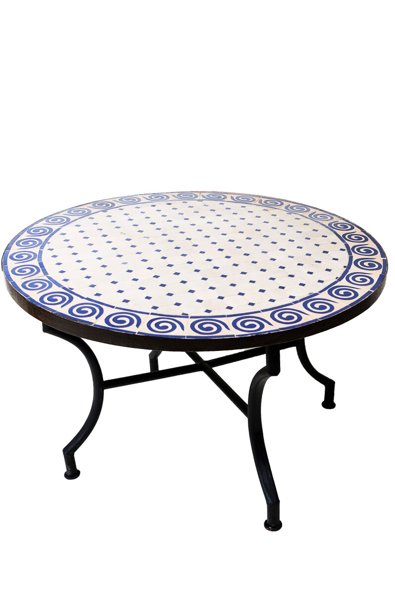 Table en mosaïque marocaine « Spirale » bei